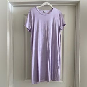J.Crew purple tshirt dress